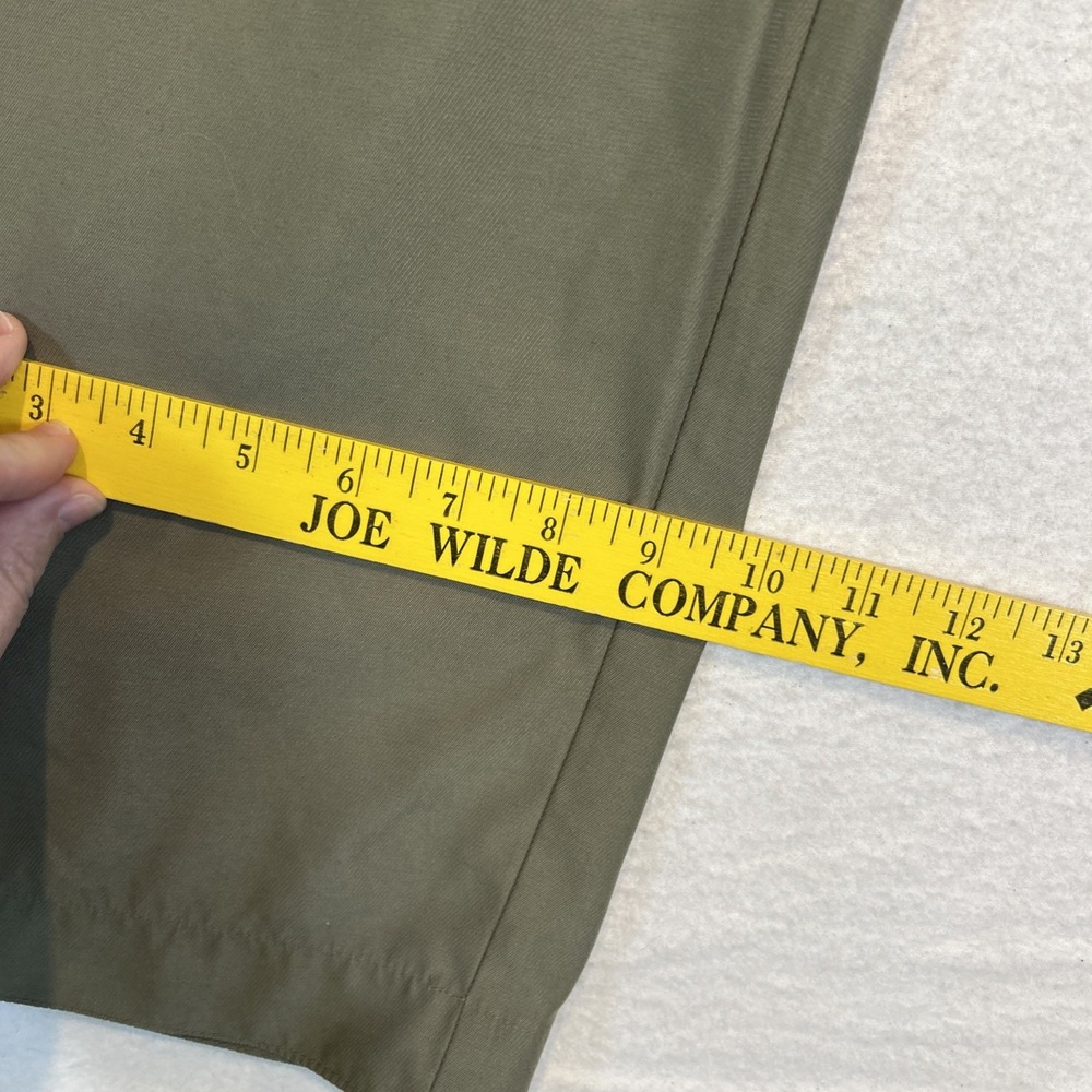 Columbia GRT Pants Mens 34x30 Beige Pleated Outdoor Hiking Fishing Gorpcore - Picture 5 of 11